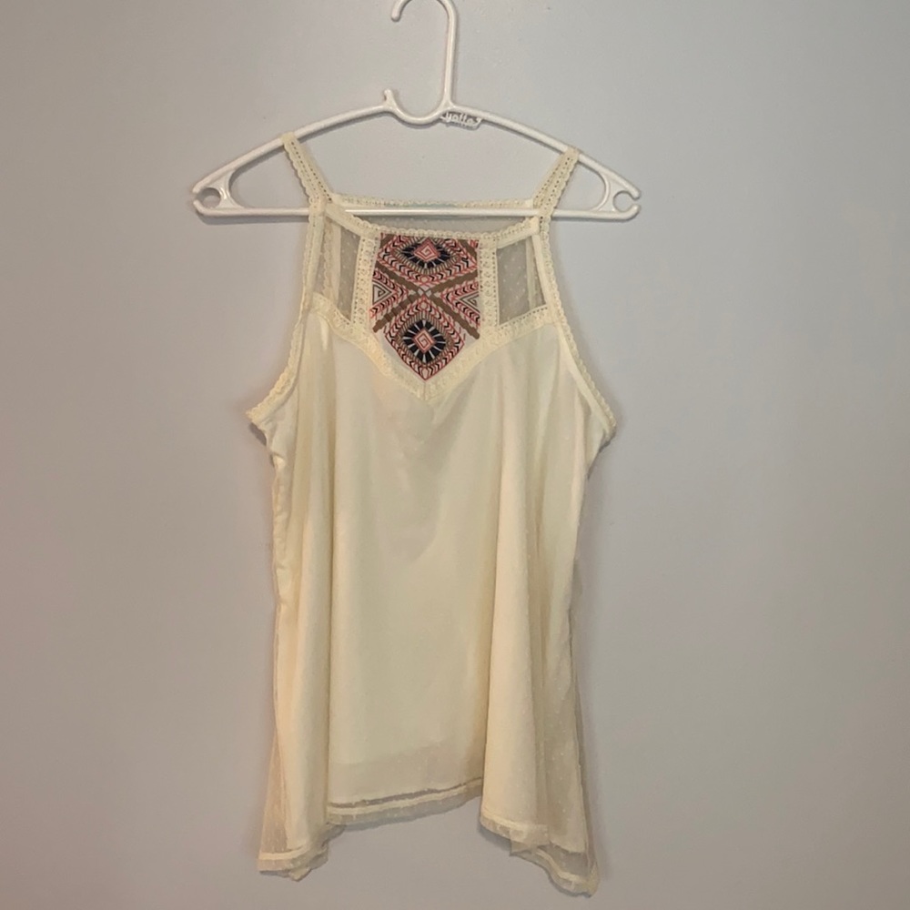 Maurices Boho lace tank top